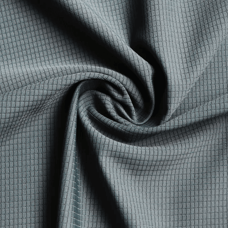 Нейлон-спандекс в мелкую клетку