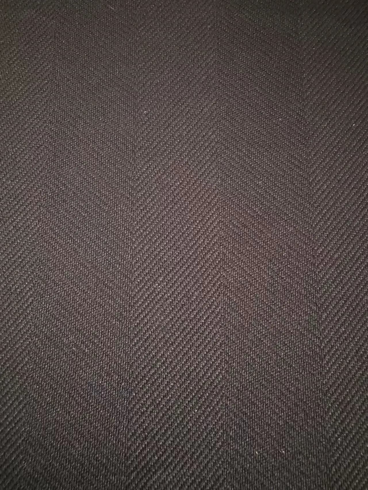 Recycled polyester herringbone fabric thumbnail 3