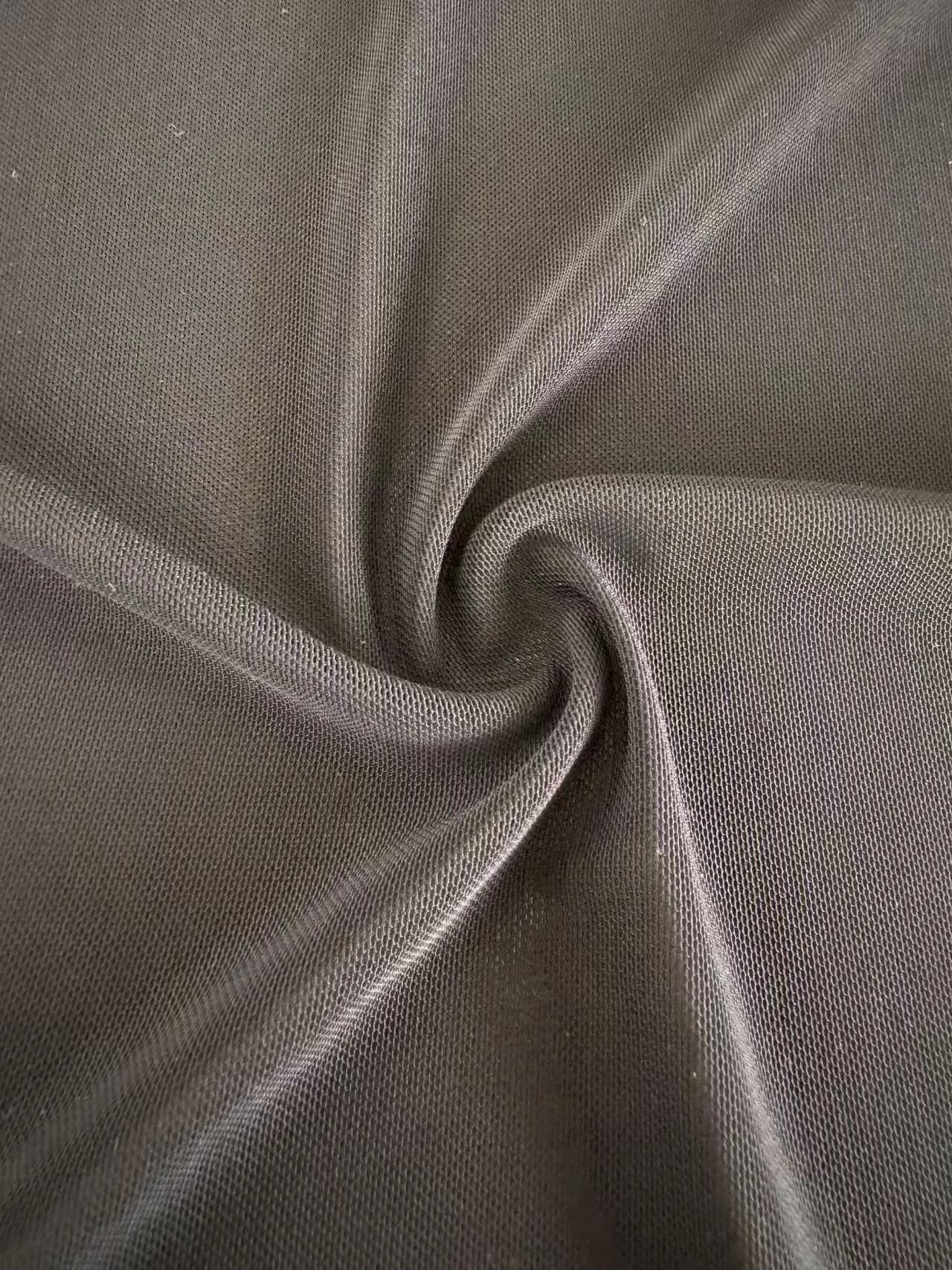 Nylon-Spandex elastic mesh fabric