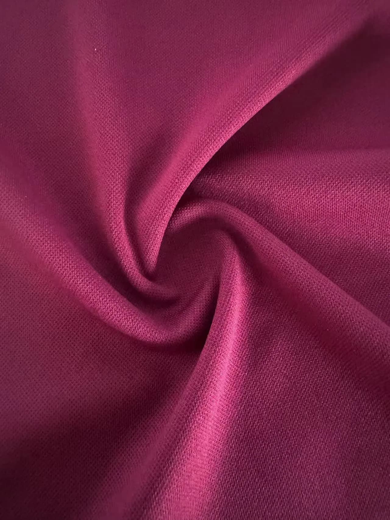 Pique brushed fabric