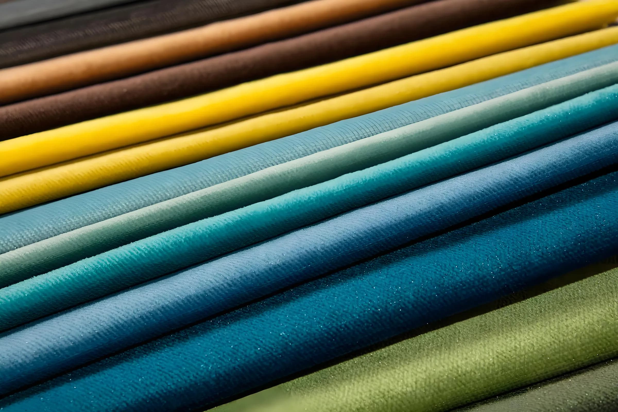 How is polyester fabric made?