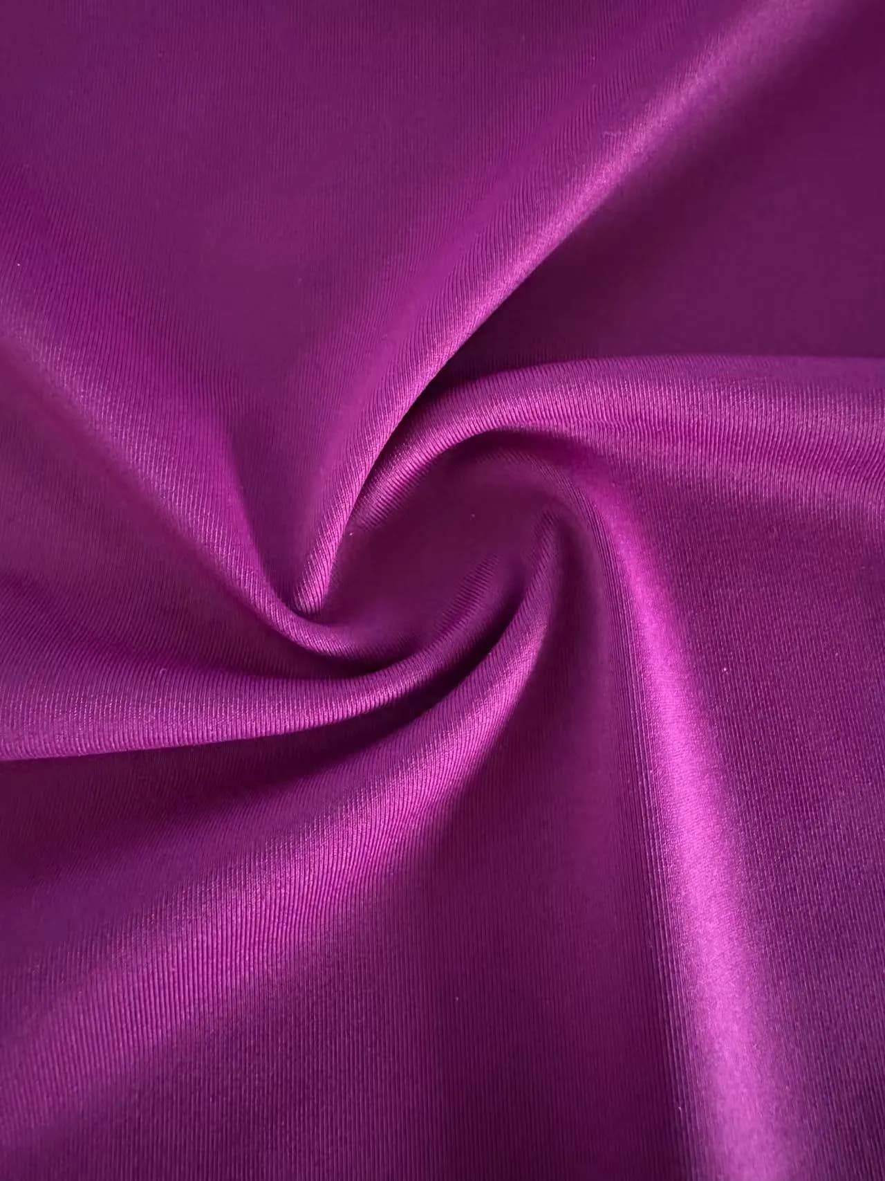 Polyester-spandex matte sweat cloth