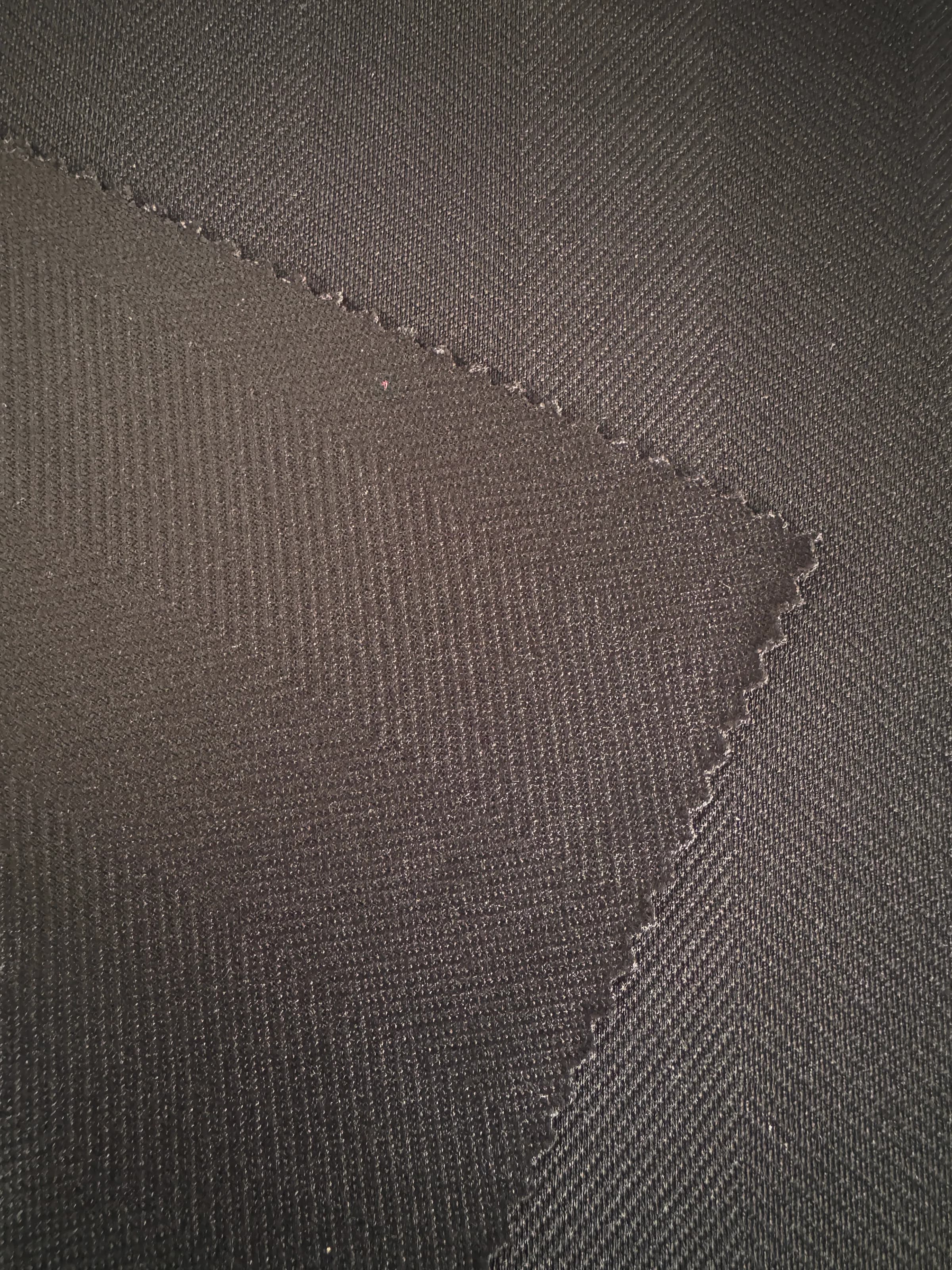Recycled polyester herringbone fabric thumbnail 2