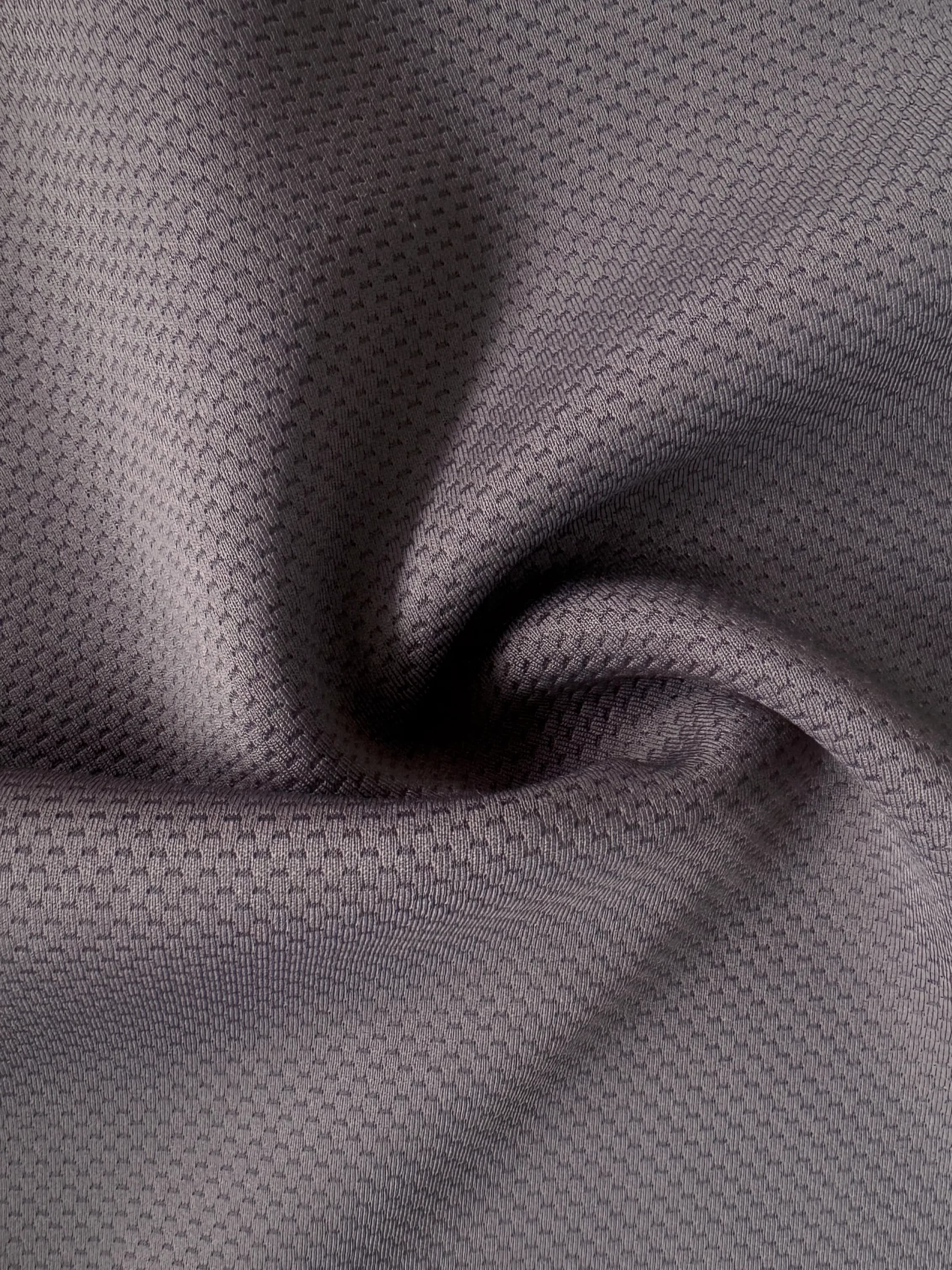 Polyester-spandex bird's-eye air layer